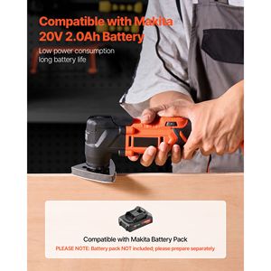 20V Cordless Oscillating <b>Tool</b> Multitool with 6 Variable Speeds 8500-17000 OPM 3.2 Degree Angle Battery <b>Powered</b> - Product Image 4