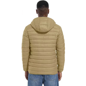 Blousons d'hiver matelassés légers et fins pour hommes, avec fermeture éclair et protège-menton, vente en gros - Product Image 3