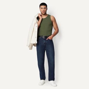Débardeur uni col rond éco-responsable pour hommes, personnalisable, en coton, pour le sport, la gym et les loisirs, 120g, vente en gros, fabricant - Product Image 1