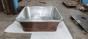 Mejor bañera de cobre para el hogar, bañera de cobre de lujo hecha a mano en India, bañera independiente de cobre martillado con acabado antiguo. - Product Image 3