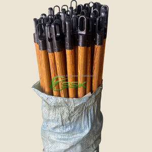 Vietnam Wooden Broom & Rolling <b>Mop</b> Wooden <b>Handle</b> 120cm PVC Broomstick Waterproof Eco-Friendly Toilet Furniture Cleaning <b>Mop</b> Head - Product Image 6