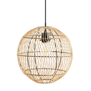 Export Standard Bamboo Rattan Ceiling Lamp Handcrafted Pendant <b>Light</b> for Commercial Projects - Product Image 1