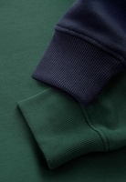 Sweat-shirt vert à col rond personnalisé Alpha pour femmes, avec lettres brodées, en molleton de coton, pour université et collège.