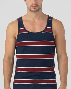 100% Cotton Crew Neck Men's Tank Tops Premium Quality Breathable Fitness & GYM Wear Round Neck 160 g - Product Image 2
