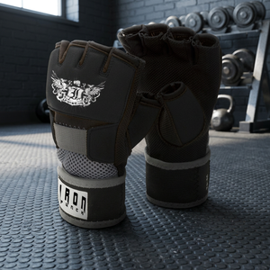 ผ้าพันมือสำหรับชกมวย IRON PUNCH ปรับได้ สวมใส่สบาย ปลอดภัย ผลิตจากหนัง PU แบบติดตีนตุ๊กแก สำหรับออกกำลังกายและฝึกซ้อม สามารถสั่งทำได้ - Product Image 5