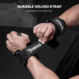 Weight Lifting rubber grip Hooks Non-slip Deadlift wrist Straps palm support <b>Gloves</b> <b>Pull</b> <b>Up</b> gym fitness training session workout - Product Image 6