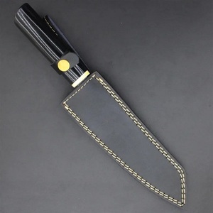 Luxury Handmade Damascus Steel <b>Kitchen</b> <b>Knife</b> Razor <b>Sharp</b> Push Button Ergonomic Resin Handle Professional Chef Utility <b>Knife</b> - Product Image 2