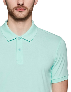 Chemises classiques 100 % coton de haute qualité pour hommes, à manches courtes, unies, pour l'été, avec logo personnalisé, pour le personnel d'entreprise et les uniformes. - Product Image 4