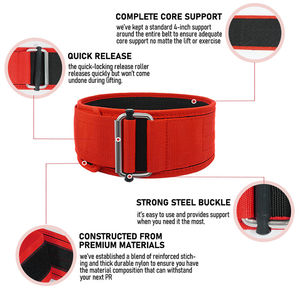 เข็มขัดยกน้ำหนักหนังดีไซน์ล่าสุดปี 2026 ระบายอากาศได้ดี ป้องกันการบาดเจ็บ  รับทำโลโก้ตามสั่ง  เข็มขัดออกกำลังกายสำหรับฝึกกล้ามเนื้อเอว ราคาขายส่ง สำหรับทุกเพศ - Product Image 5