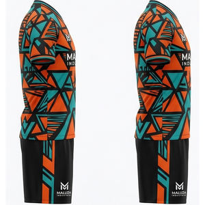 Uniforme de Entrenamiento de Fútbol de Diseño Moderno, Conjunto de Camiseta y Pantalones Cortos de Fútbol, Ropa Deportiva Personalizada para Equipos, MALUZA Industries - Product Image 4