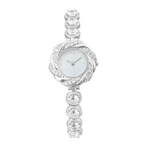 Reloj de Pulsera de Lujo para Mujer ZD0018 con Logotipo Personalizado, Reloj de Joyería con Diamantes de Circonio para Mujer - Product Image 4