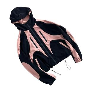 Cortavientos con gráfico personalizado para hombre, chaqueta fina de bombardero, chaquetas de moda de calle con doble cremallera, chaqueta de bloque de color informal estampada - Product Image 6