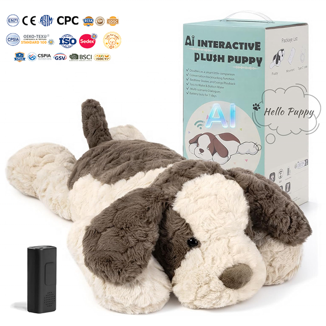 Adult Assistant Artificial Interactive Robot Toy for Companion Emotional Girls Dog Eyes Interactive Interactive Robot Toy