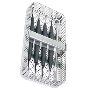 Juego de 5 instrumentos dentales para implantes de composite, con revestimiento negro y bandeja de lavado, tijeras delicadas TC de alta calidad - Product Image 5