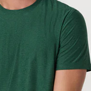 T-shirt décontracté pour homme, couleur unie, manches courtes, service OEM 2026, conception de haute qualité, coutures soignées pour les acheteurs en gros - Product Image 4