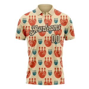 Camiseta de Golf Sublimada Vintage con Nombre/Número de Equipo Personalizado, MOQ Bajo, Manga Corta, Transpirable, Poliéster, Jersey 4-Way - Product Image 2