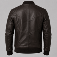 Vestes en cuir de mouton véritable, design personnalisé, haute qualité, respirantes et chaudes pour hommes, à prix raisonnable