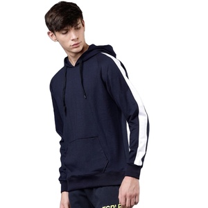 เสื้อฮู้ดสวมหัวแขนยาวทรงสลิมฟิตสำหรับผู้ชายฤดูหนาวพิมพ์ลายสีทึบในบังคลาเทศ - Product Image 2