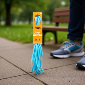 Lacets Ilan 90 cm bleu clair pour baskets - Product Image 2