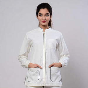 Long Sleeve Unisex Stretch Medical <b>Scrub</b> Jackets Nursing <b>Scrub</b> Uniform - Product Image 3