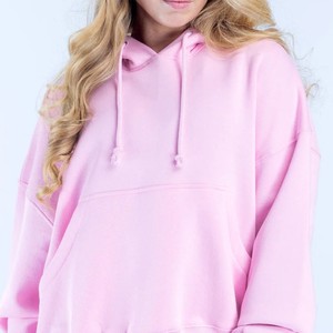 Sudadera con Capucha para Mujer, Superventas, al por Mayor, con Logotipo Personalizado, Corte Holgado, Hombros Caídos, Manga Larga, Puños y Dobladillo Acanalados - Product Image 4