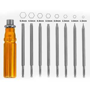 Juego de destornilladores ortopédicos para huesos con mango de acoplamiento rápido, instrumentos quirúrgicos, kit de cirugía de trauma ortopédico - Acero ecológico - Product Image 6