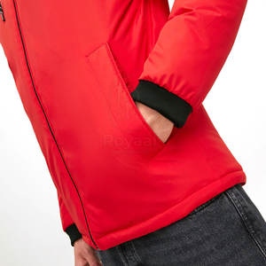 Chaqueta cortavientos para hombre de color sólido con cremallera completa, de calidad premium, ligera, para invierno, a precio económico. - Product Image 5