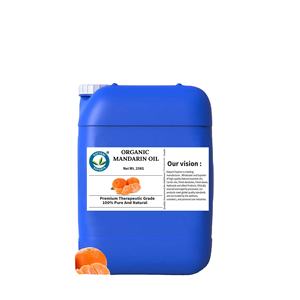 Aceite Esencial de Mandarina Orgánico de Grado Terapéutico Premium 100% Puro para Mezclas de Spa y Masajes Terapéuticos OEM de la India - Product Image 1