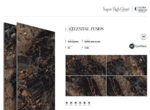 คอลเลคชั่นกระเบื้องพอร์ซเลนพรีเมียม ลัสเตอร์ ขนาด 800x1600 1200x1800 750x1500 มม. ออกแบบมาเพื่อการตกแต่งภายในที่หรูหราและงานสถาปัตยกรรมระดับไฮเอนด์ - Product Image 5