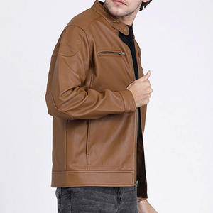 เสื้อเชิ้ตเดรสหนังกลับสีน้ำตาลเข้มแบบสั่งทำพิเศษ ปี 2025 รุ่นคลาสสิกสำหรับฤดูหนาว  โลโก้ด้านหน้า  ลายพิมพ์สัตว์  สไตล์ไฮสตรีท  ไซส์พลัส - Product Image 4