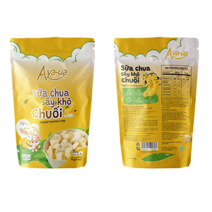 OEM 100% naturel, morceaux de yaourt lyophilisé saveur banane - Collation lactée saine - Fournisseur Vietnamien - Paquet de 10g - Product Image 5