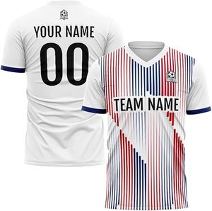 Camiseta de Fútbol Personalizable, Agrega Tu Nombre y Número, Camisetas de Fútbol Personalizadas para Hombre, Ropa Deportiva de Primera Calidad para Clubes de Fútbol - Product Image 1