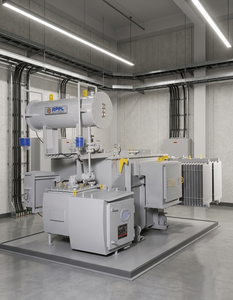 หม้อแปลงไฟฟ้าชนิดน้ำมันบรรจุ 500 kVA ประสิทธิภาพสูง 20kV ถึง 400V ระบบระบายความร้อนแบบ ONAN ONAF ขดลวดทองแดง ทนทาน แบบกล่อง - Product Image 2