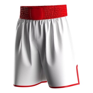 Men's MMA Shorts Breathable 100% Polyester & Silk Heat-Transfer Printed Custom Logo Front OEM Service - Product Image 3