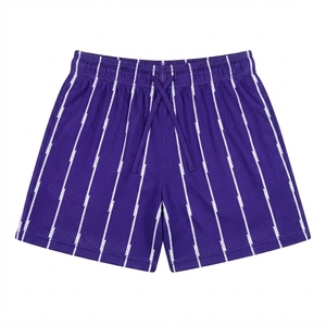 Shorts en toile personnalisés avec logo imprimé, respirants, séchage rapide, pour hommes, style streetwear, basketball, entraînement, vente en gros, couleur personnalisée - Product Image 6