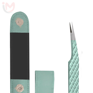 Wholesale Upgraded Pointed Tip <b>Eyelash</b> Secretion Forceps <b>Separator</b> Stainless Steel Isolation Lashes Tweezer - Product Image 3