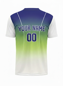 Diseño de Logotipo Personalizado, Camisetas Deportivas Estampadas con Cuello en V, Nombre del Equipo, Nombre del Jugador, Número, 100% Poliéster, Malla Ligera, Gsm - Product Image 3