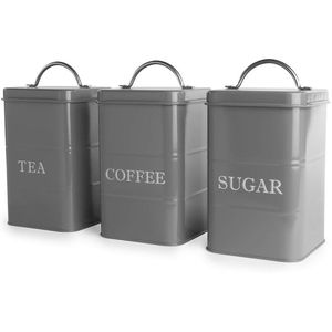 Boîte de conservation alimentaire en métal de style américain tendance avec couvercle en bois, idéale pour la cuisine - Product Image 2