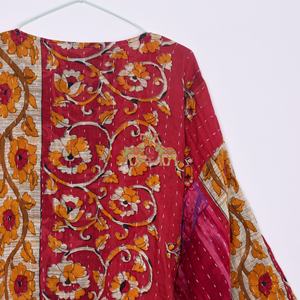 Chaqueta Kimono Kantha Vintage de Última Moda al por Mayor de los Mejores Fabricantes para Mujer, Vestido Tejido Reversible de Longitud Midi Hecho a Mano - Product Image 2