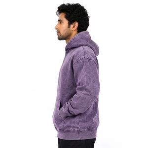 Hot Sale Men Acid <b>Wash</b> Hoodies 100% Top High Quality Custom Logo Acid <b>Wash</b> Pullover Hoodie For <b>Boys</b> 2026 New Arrival - Product Image 3