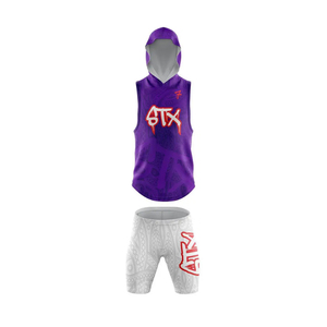 Custom Adults Purple and White Color Wear Breathable 7 on 7 Football Uniform for Men Low Price - Product Image 1