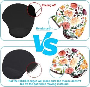 Gran oferta, alfombrilla de ratón de Gel de silicona PU ergonómica personalizada, reposamuñecas, alfombrilla de ratón de tela calentada 3D con diseño de <span class=keywords><strong>Anime</strong></span> de dibujos animados bonitos - Product Image 3