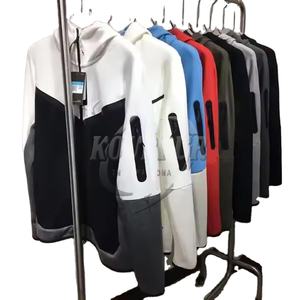 ชุดวอร์มมีฮู้ดแบบมีซิปสำหรับผู้ชาย, ชุดวอร์มแฟชั่นใหม่100% ฤดูหนาวเนื้อผ้าใส่สบาย - Product Image 6