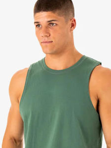 Camiseta sin Mangas para Hombre, 100% Algodón, Venta al Por Mayor, Personalizable con Logotipo, para Gimnasio, Fitness, Entrenamiento, Culturismo, Transpirable, de Secado Rápido - Product Image 6