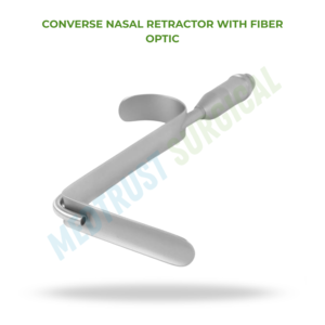 เครื่องมือผ่าตัดจมูกแบบมีไฟเบอร์ออปติก ขนาด 20 ซม. ยี่ห้อ Converse สำหรับศัลยกรรมหู คอ จมูก - Product Image 2