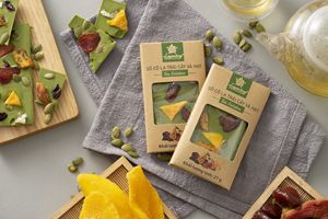 Barra Sólida de Matcha de 27 g con Frutos Secos y Nueces, Bocadillos Saludables OEM, Cajas de Regalo de Chocolate Personalizadas al por Mayor - Product Image 4
