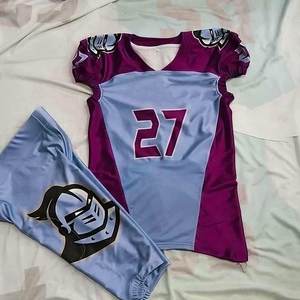 Maillots de football américain personnalisés pour les clubs, designs élégants d'uniformes de football américain, ensemble complet, uniformes respirants et confortables - Product Image 5