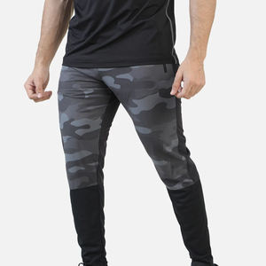 Pantalones Deportivos de Hombre, Color Sólido, Poliéster, Frente Plano, Cintura Elástica, Secado Rápido, Ligeros, Tejido de Punto, para Otoño - Product Image 1