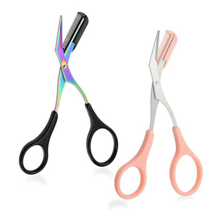 Tijeras profesionales para cejas, para recortar cejas con precisión, tijeras de belleza de acero inoxidable afiladas para salón y uso personal - Product Image 4