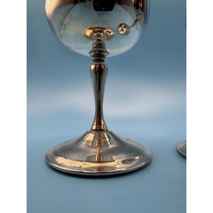 Handmade Stainless Steel <b>Goblets</b> Bell Shape Classic Design Durable Wedding Occasion Set Of 2 - Product Image 2